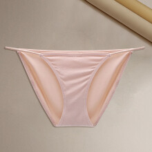 Lenjerie intimă fără cusături pentru femei, culoare solidă, talie joasă, bikini, chiloți elastici