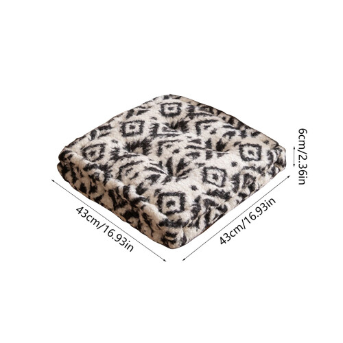 Chair Cushion Thick Durable Non-Slip Polyester Seat Pad 2