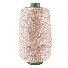 Fil de coton mercerisé pour le crochet – Fil creux en lin glacé, soie et polyester pour la confection de chapeaux, sacs, coussins et pochettes