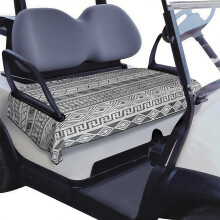 Luksuriøst trekk til golfbilbenk, 137 cm x 76 cm, mikrofiberhåndkle av høy kvalitet for EZGO-, Yamaha- og Club-bilseter