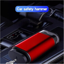 Car Safety Hammer with Seat Belt Cutter and Dual Glass