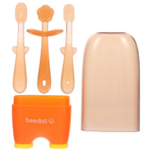 Kids Toothbrush and Dental Tool Set for Gentle Oral Care with KidFriendly Grip Travel Size