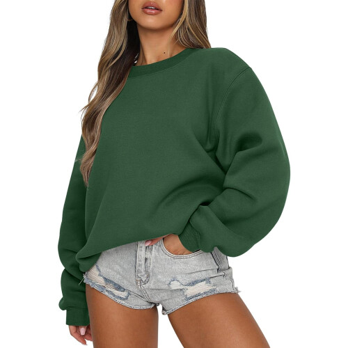 Γυναικεία μπλούζα με μακριά μανίκια, casual, ζιβάγκο, άνετη γραμμή, φλις μπλούζες με
