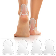 4 piezas de almohadillas de gel para tobillo de hockey, discos de gel para patines, protectores de tobillo para botas, accesorios para patines de
