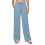 Damen Winter Freizeithose, einfarbig, mit Stretchbund 2