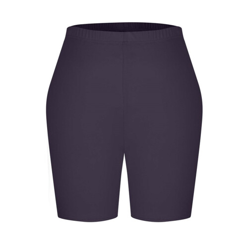 Plus size dameshorts, afslappede sommershorts, yogashorts med elastisk talje 1