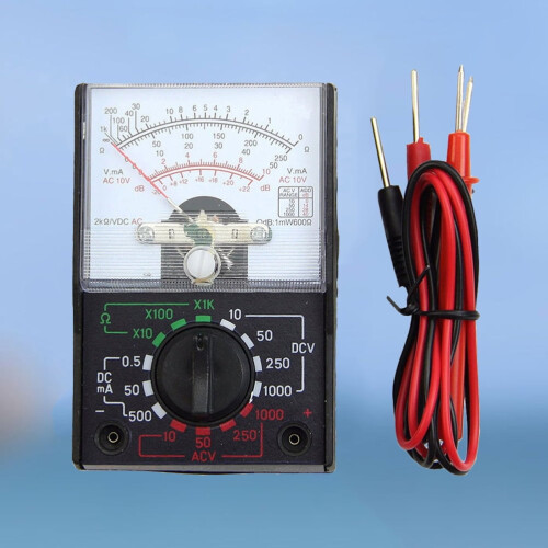 stk. professionel elektriker spænding højpræcisions digitalt multimeter multitester meter sort