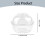 Individual Plastic Cupcake Containers with Lids, Stackable Deep Dome Carrier for Parties/Baking/Picnics, 50 Pack, 4.41x3.14", compatible with 2