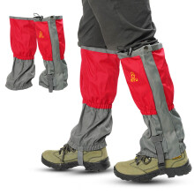 CheAAlet Outdoor Gaiters – Waterdichte, zandbestendige, multifunctionele beenbeschermers voor wandelen, bergbeklimmen en skiën (zwart), geschikt