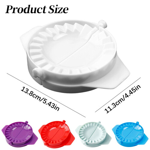 Dumplingpers 5,4" x 4,4" van voedselveilig plastic 2