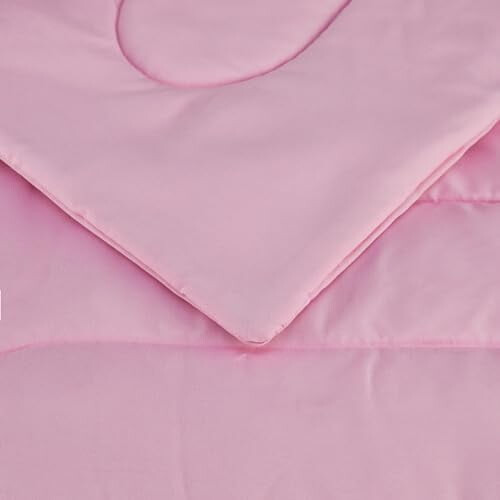 Kids Microfiber Bed-in-a-Bag Set Full/Queen Pink 7-Piece 2