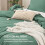 Haze Green Comforter Set Full Size 79x90" with 2 Pillowcases 7