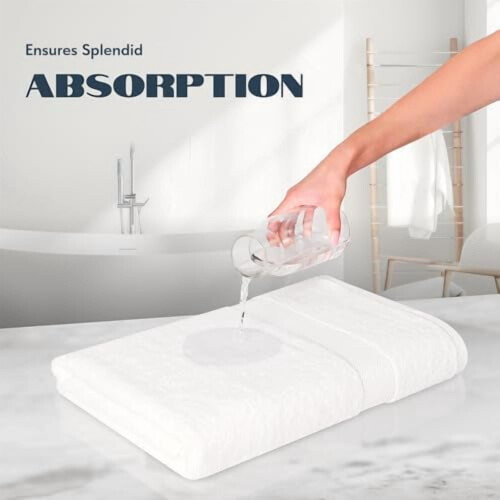 Draps de bain extra larges 35 x 70 pouces, 700 g/m², 100 % coton, 1