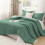 Dekbedset California King, effen boho-design 2