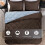 King Comforter Set Brown Blue 3-Piece All-Season 5