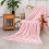 Knitted Blanket with Fringe for Sofa and Bed 6