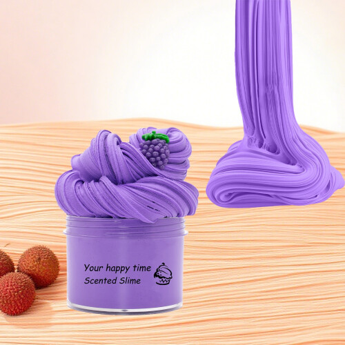 Κιτ 70ml Furry Cloud Butter Slime για παιδιά & ενήλικες, παιχνίδι DIY με μη τοξικό και ελαστικό, 2