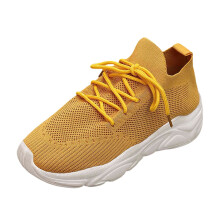 Sneakers ócáideacha mogalra breathable do mhná, buí, méid 39