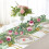 6ft Artificial Eucalyptus Garland with Roses and Peonies 5