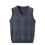 Ärmelloser Herren-Wollpullover Herbst/Winter 2025 1