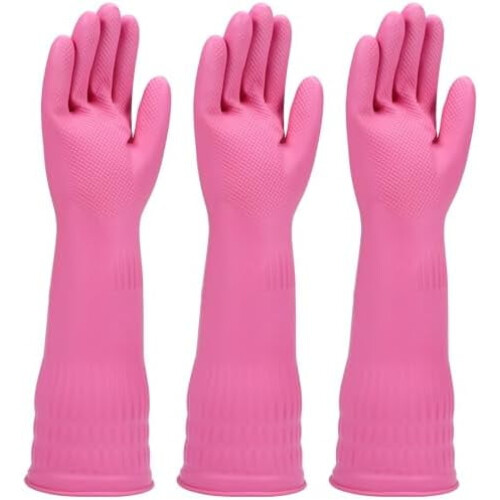 Gummispülhandschuhe, 3 Paar
