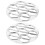 Runde aluminiums dumplingforme 2 stk. 28x23x0,6 cm 1