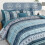 Boho Aqua & Purple 8-Piece Bed Set Queen 3