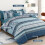 Boho Aqua & Purple 8-Piece Bed Set Queen 2