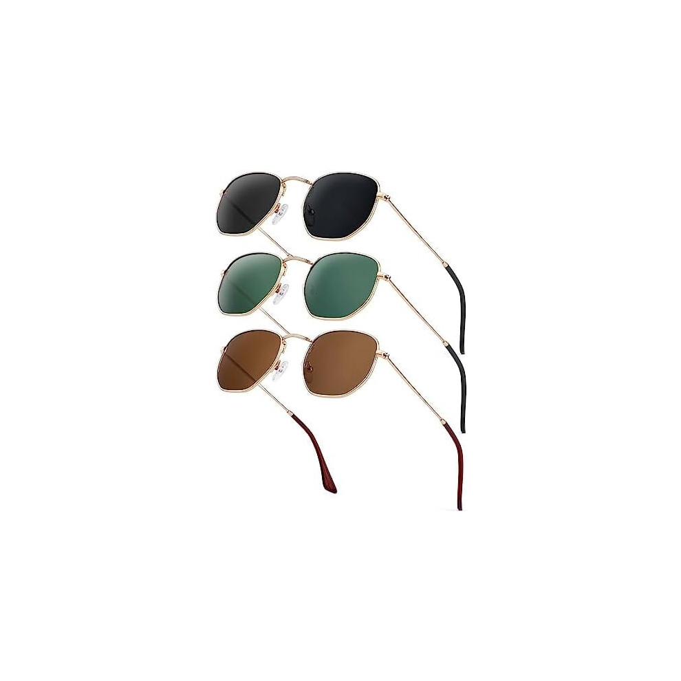 Polarized Square Sunglasses for Women and Men UV Protection