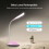 Lampe de bureau LED de chevet réglable, lampe d'étude à éclairage rapide, nouvelle version 2 3
