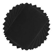 Zwarte kaarten van knutselpapier, 50 vellen.