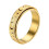 Fidget Spinner Ring Stille Spinnende Fidget Ringer For Stresslindring, Slitesterk Angstring For Menn Og Kvinner, Rustfritt Stålring, Gull, 5