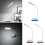 Lampe de bureau LED de chevet réglable, lampe d'étude à éclairage rapide, nouvelle version 2 4