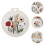 Stickmaterial-Set für Anfänger, Reise-Stickset, Weiß 6