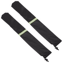 1 par vindrutetorkareskydd i svart polyester