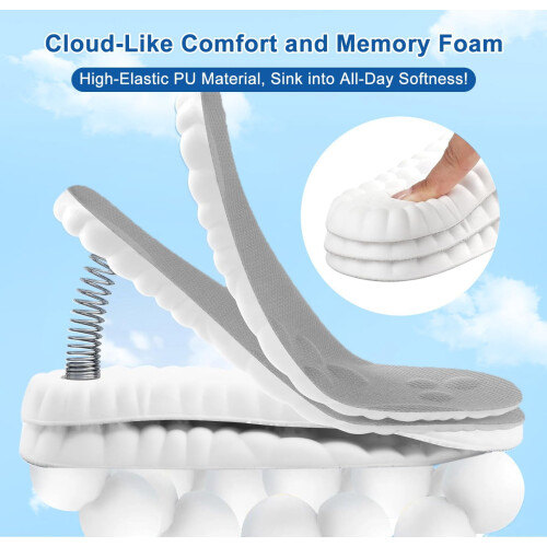 Πάτοι 4D Shoe Cloud για άνδρες και γυναίκες, άνετοι και αναπνεύσιμοι, πάτοι αφρού 2
