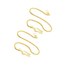 2 cadenas para reloj de bolsillo, cadena de serpiente dorada de cobre, estilo retro para hombre, para uso diario.