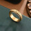 Fidget Spinner Ring Stille Spinnende Fidget Ringer For Stresslindring, Slitesterk Angstring For Menn Og Kvinner, Rustfritt Stålring, Gull, 4