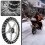 Αλυσίδα ελαστικών χιονιού For30018Tire αντιολισθητική μοτοσικλέτα έκτακτης ανάγκης 1