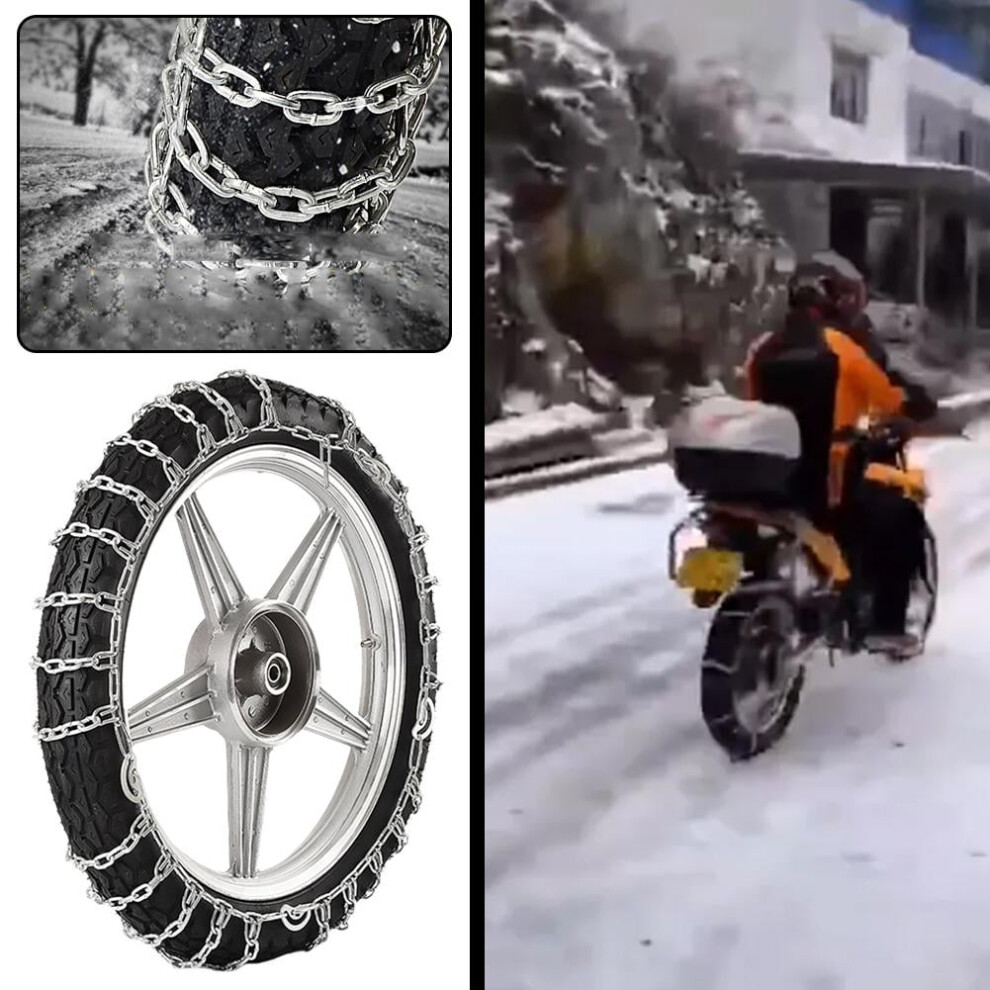 Snow Tire Chain For 30018 Tire Motorcycle Antiskid Emergency Winter Driving 9180479618102