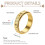 Fidget Spinner Ring Stille Spinnende Fidget Ringer For Stresslindring, Slitesterk Angstring For Menn Og Kvinner, Rustfritt Stålring, Gull, 7