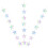 Shiny Star Paper Garland 3-Pack 4