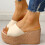 Γυναικεία σανδάλια Shldybc με πλατφόρμες, slippers, μποέμ σανδάλια, causal flatform, ανοιχτά 4