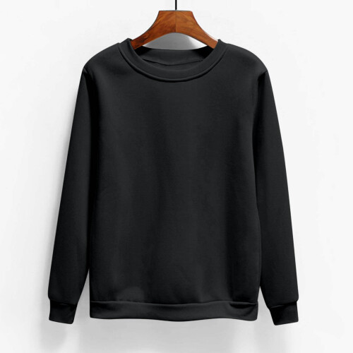 Φούτερ για γυναίκες Plus Size, Γυναικεία Oversized Φούτερ με Στρογγυλή Λαιμόκοψη, 1