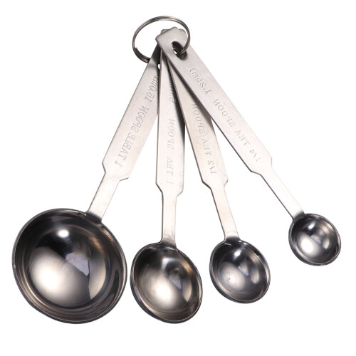 Stainless Steel Measuring Spoons Set 4pc 2