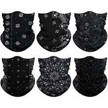 Halsduk Ansiktsmask Herr Dam, Sömlös Bandana Rave Ansiktsskydd Halsduk Mask, Balaklava, Pannband, Huvudbonad, Huvudbonad
