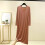 Camicie da notte da donna, maniche a 3/4, scollo a V, lunghe, casual, comode, da notte 1