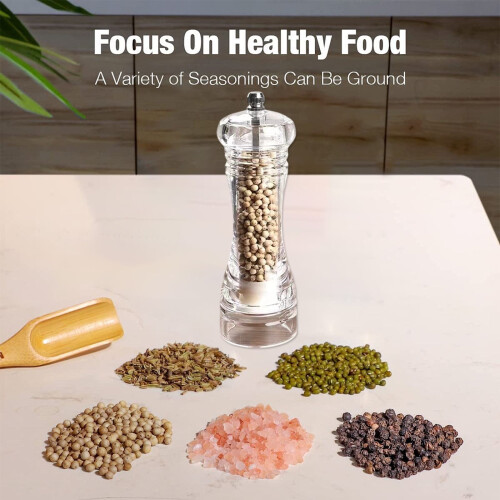 Grinder Transparent Large Ceramic for Spices 2