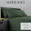 King Microfiber Bed Sheet Set with 4 Pillowcases 2