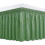 Queen-Size-Bettrock, 30 cm lang, Salbeigrün, Polyester 1